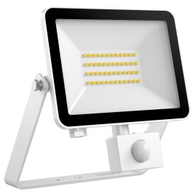 DOTLUX LED-Strahler FLOORslim-sensor 30W 3000K weiß mit Bewegungsmelder PIR | Deckenlampen