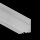 Aluminum corner profile type DXA19 200 cm, for LED strips up to 20 mm