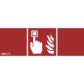 DOTLUX Fire alarm pictogram (1 piece) for EXITflat LED emergency light (item 5406)