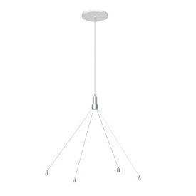 DOTLUX Set de suspension Câble avec baldaquin de plafond 1,5m pour luminaire LED Ø600 GALAXO