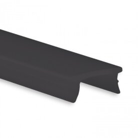 Cover type W for aluminum profiles black 600 cm