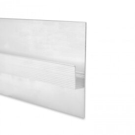 Aluminum drywall profile DXT2 200 cm silver