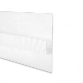 Profilé aluminium pour cloison sèche DXT2 200 cm blanc
