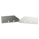Aluminum end cap for profile/cover DXAD4/V silver