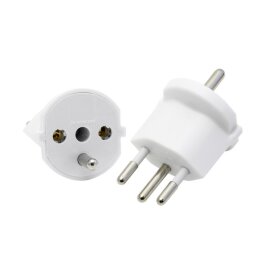 Plug adapter Switzerland not detachable