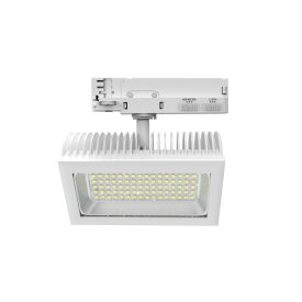 DOTLUX Tracklight à LED FLEXAtrack max.32W POWERselect & COLORselect 100° blanc