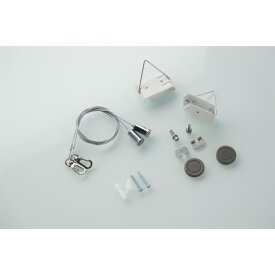 DOTLUX Mounting set wire suspension 1m incl. ceiling attachment SOFTEDGE