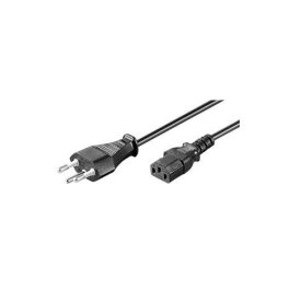 Power cable 1.8m black with Switzerland plug