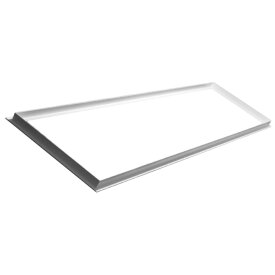 DOTLUX Mounting frame for LED panel 1195x295mm for drywall ceiling, powder coated, white with clips