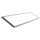 DOTLUX mounting frame for LED panel 1195x295mm for drywall ceiling, powder-coated, white with clips