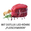 DOTLUX LED tube LUMENPLUS 60cm 8W flesh color frosted rotating end cap