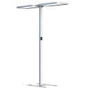 DOTLUX lampadaire LED double tête STUDIObutlerduo 2x80W 4000K dimmable