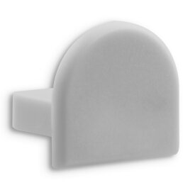 PVC end cap for profile/cover DXA15/E gray