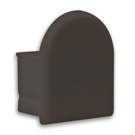 PVC end cap for profile/cover DXA5/E black