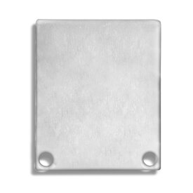 Embout en aluminium pour profil/couverture DXA4/K DXE5/K 2 pces vis incluses