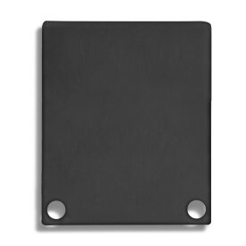 Alu-Endkappe für Profil/Abdeckung DXA4/K + DXE5/K schwarz 2 Stk inkl. Schrauben