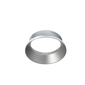 DOTLUX Decorative ring silver for LED light SLIMvario Ø80x160mm 18W 3000K